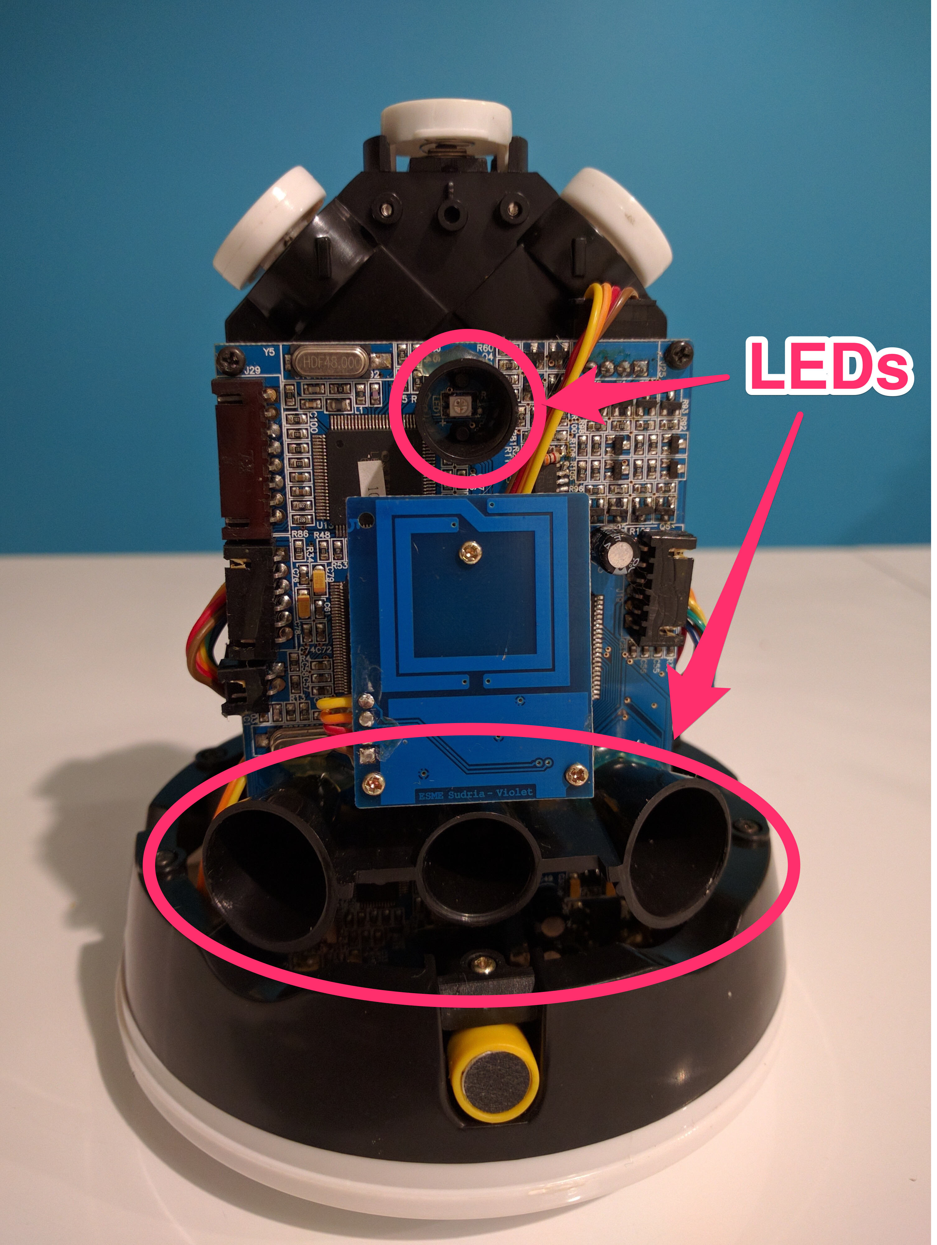 Picture of Nabaztag/tag's LEDs and cones