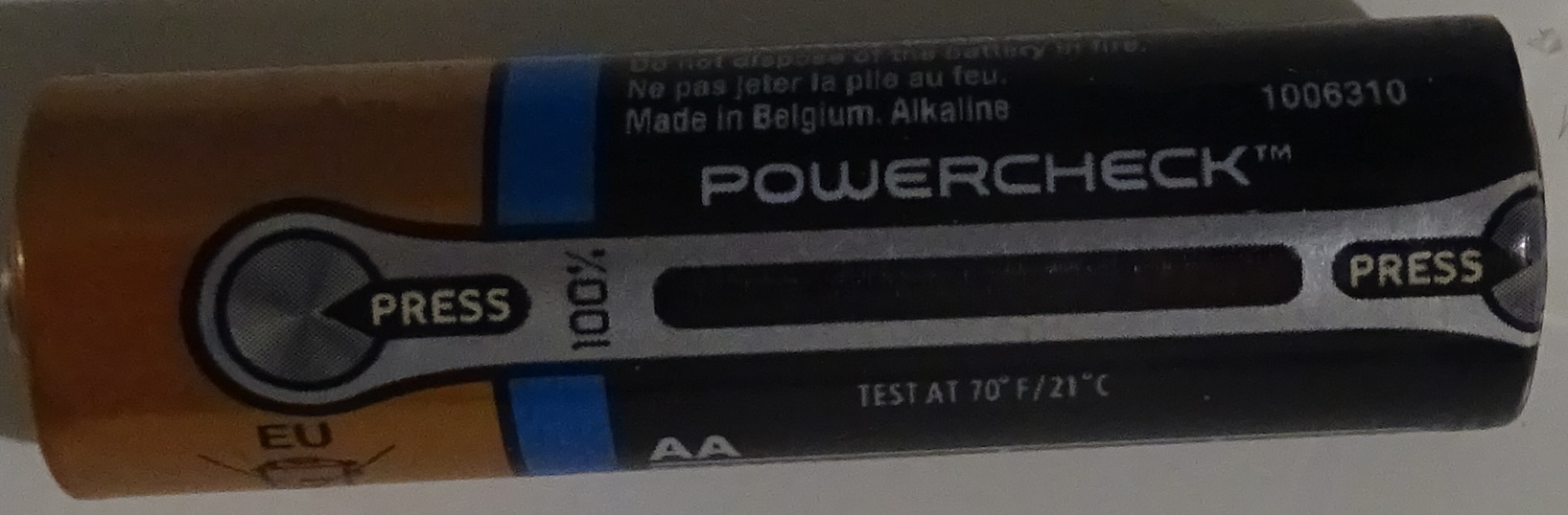 Picture of a Duracell Powercheck